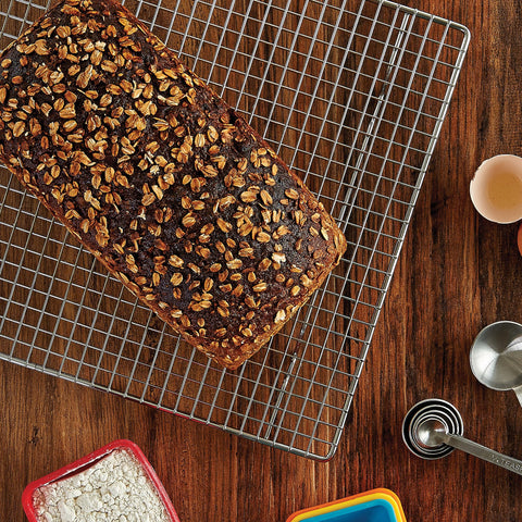 Mrs. Anderson's Baking half sheet rack elevates food for better airflow