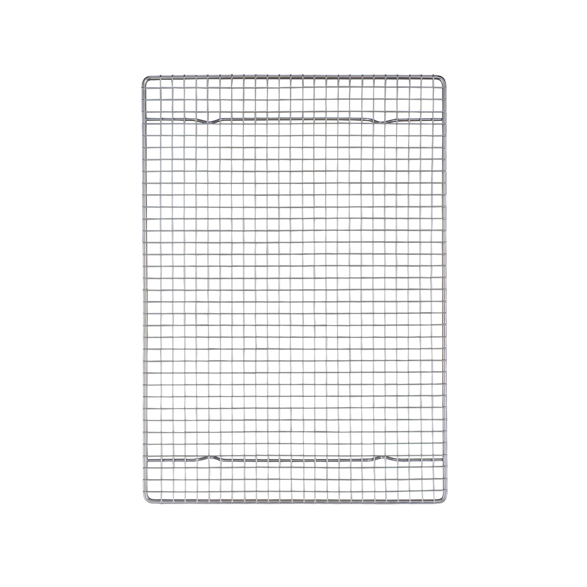 Mrs. Anderson's Baking half sheet rack in pan demonstrates elevated airflow for even bake
