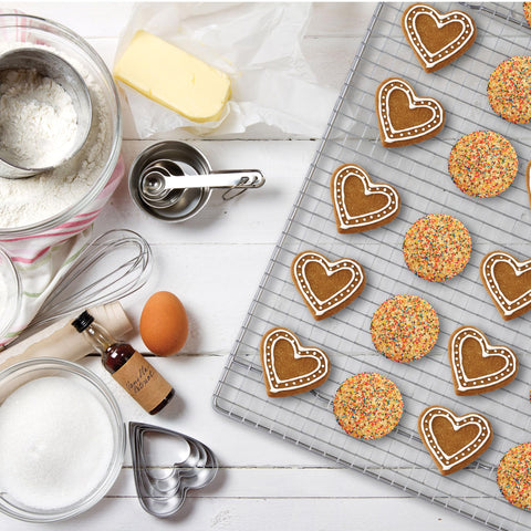 Mrs. Anderson's Baking half sheet rack oven-safe up to 500°F