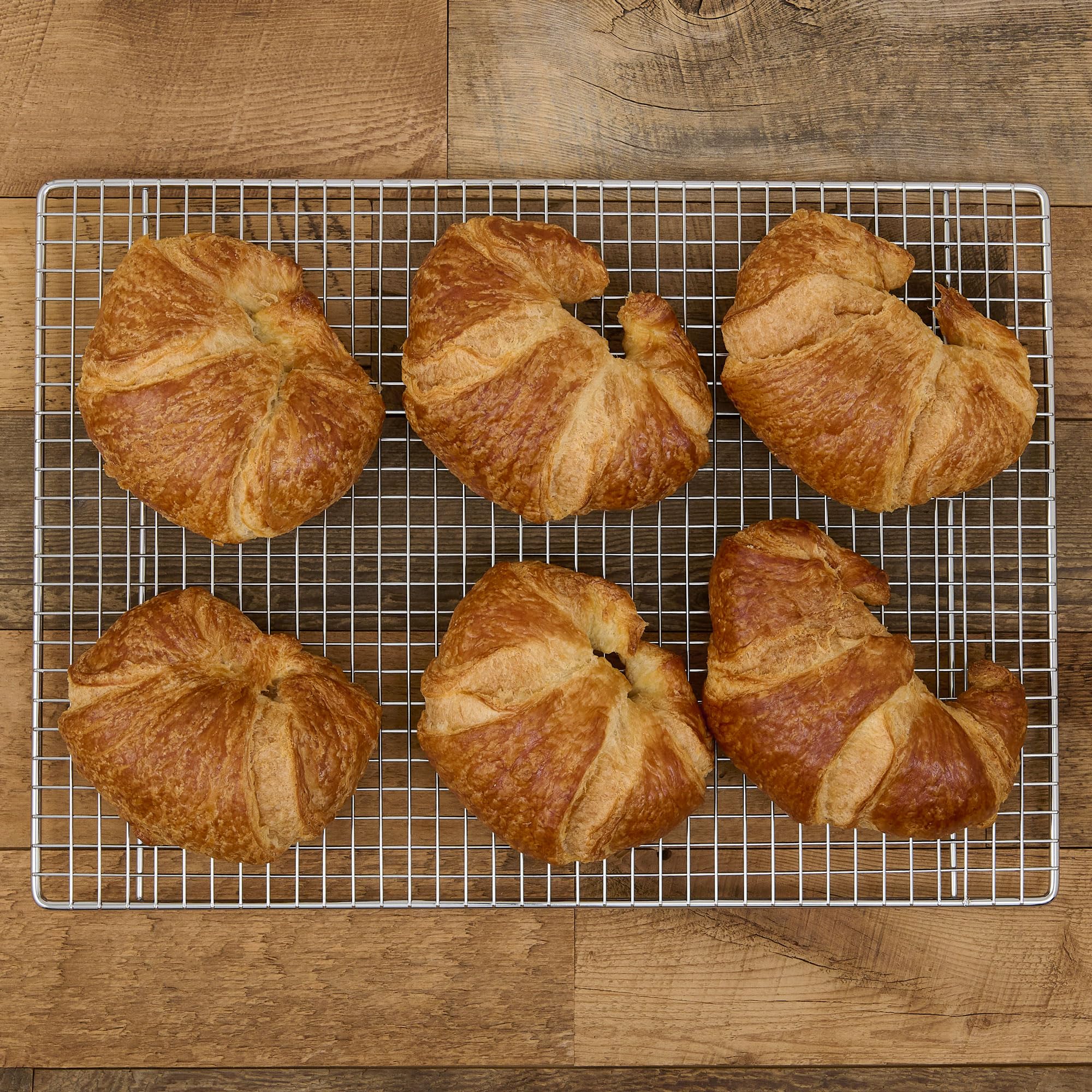 Mrs. Anderson's Baking half sheet rack reinforced frame supports heavier pans