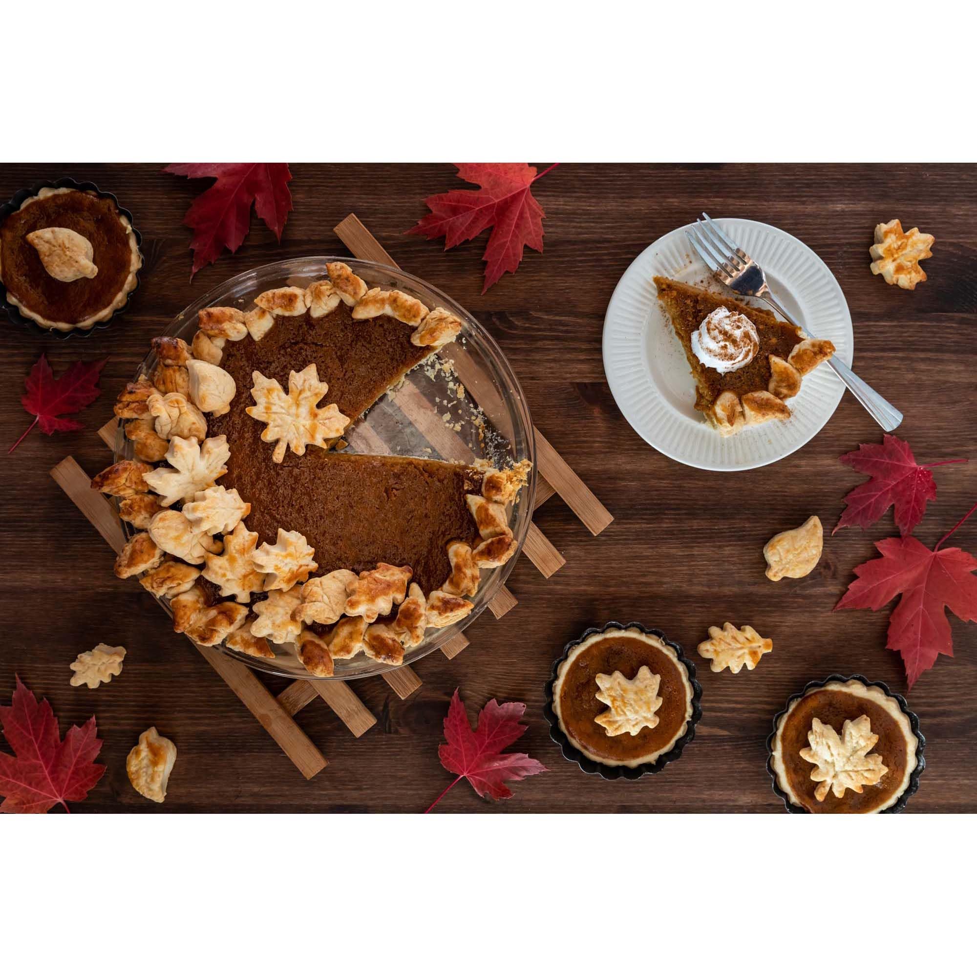 Heart cutter adds cute details to pies and pastries