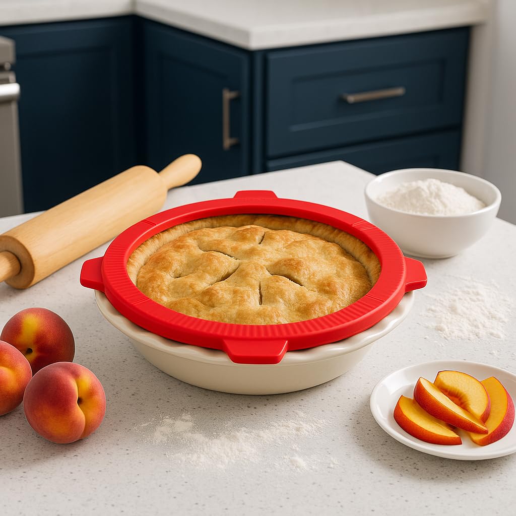 Mrs. Anderson's Baking adjustable shield fits 9 to 10 inch pie plates
