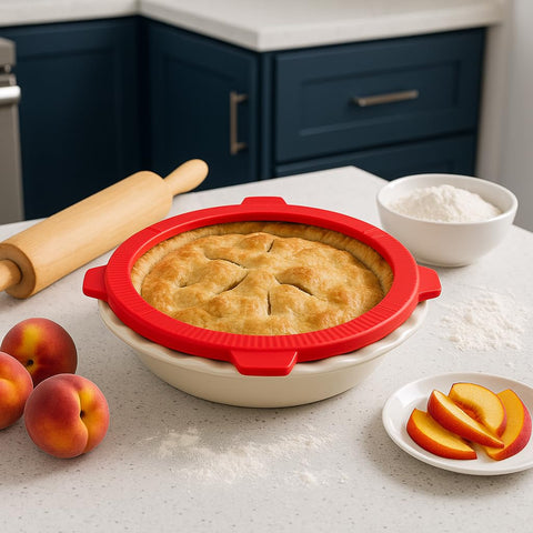 Mrs. Anderson's Baking adjustable shield fits 9 to 10 inch pie plates