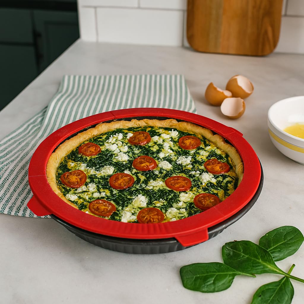 Mrs. Anderson's Baking shield is naturally non-stick and easy to use