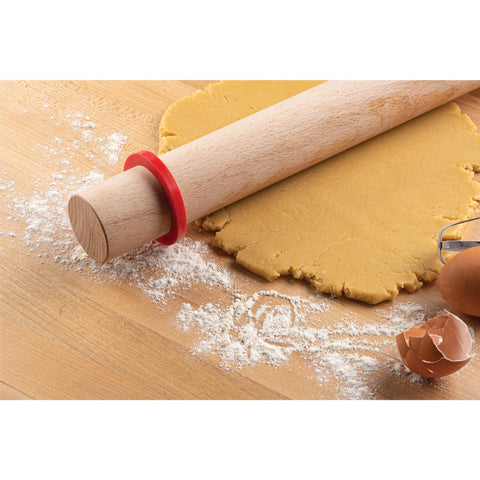 1/4-inch ring with size markings from Mrs. Anderson's rolling pin rings ensures quick pairing.