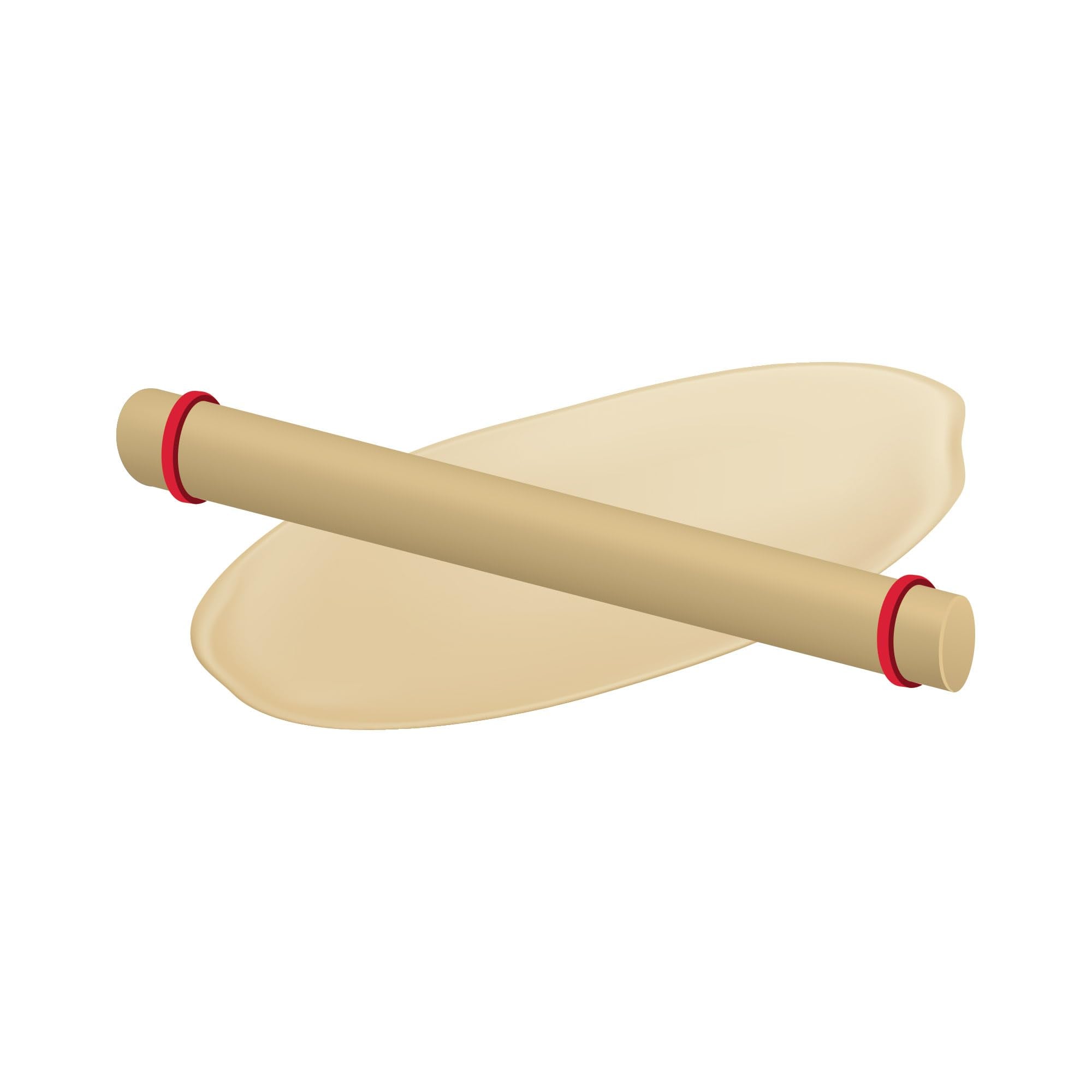 Color-coded rings from Mrs. Anderson's set help match pairs quickly for efficient baking.