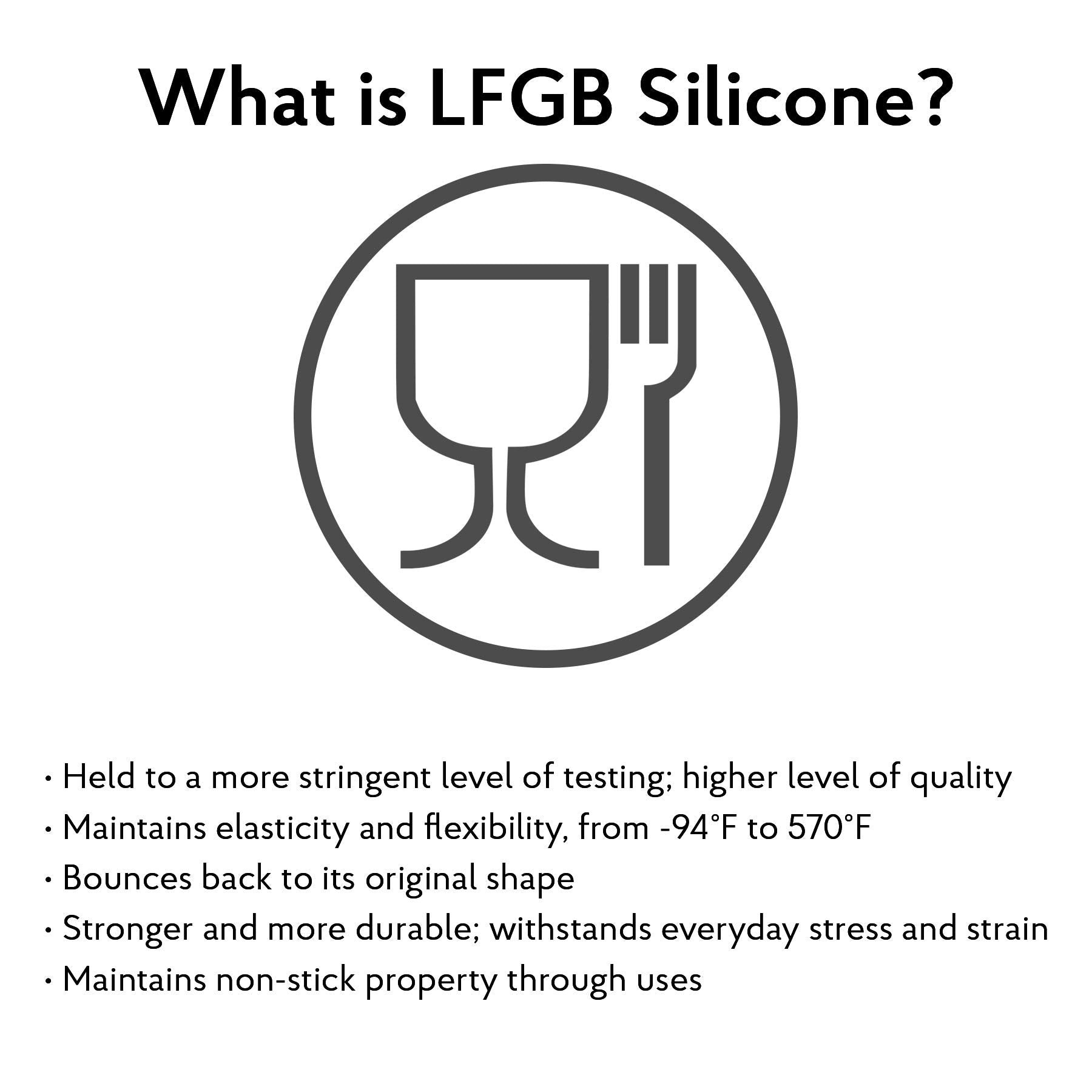 Mrs. Anderson's Baking dishwasher-safe silicone pan simplifies cleanup after baking