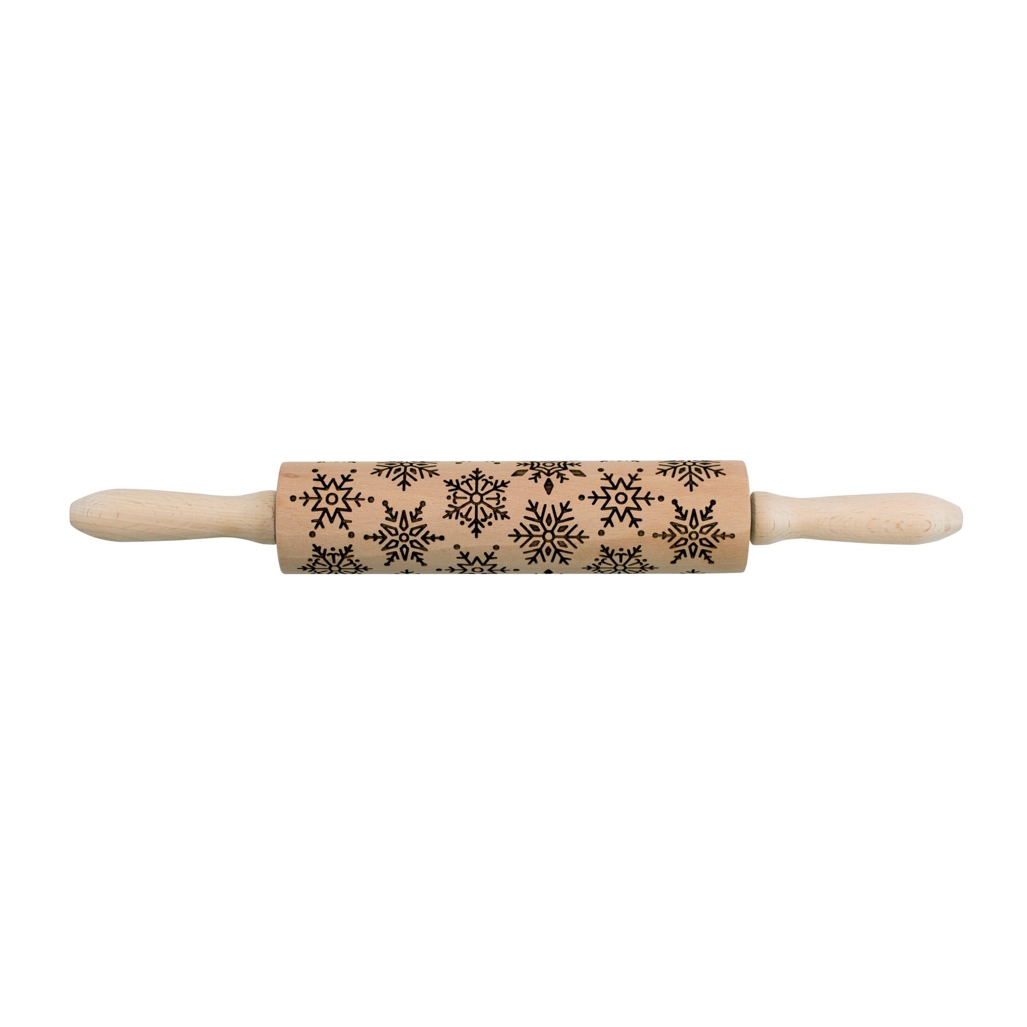 Mrs. Anderson’s Baking snowflake rolling pin embossing for decorative cookies and fondant.