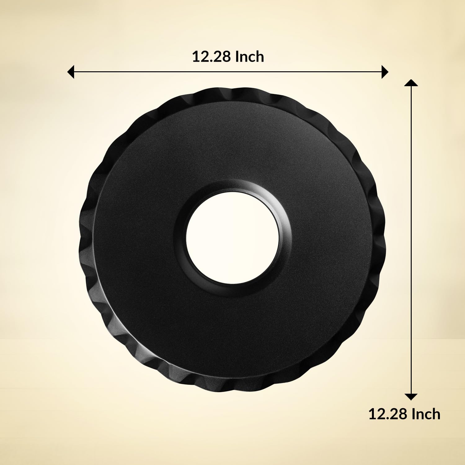 Mrs. Anderson's Pie Drip Catcher under-dish fit shows 10-inch compatibility for tidy bakes.
