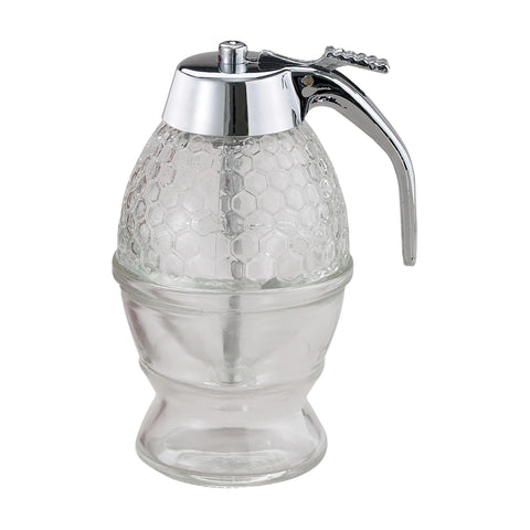 Mrs. Anderson's clear glass body shows contents clearly and looks premium.