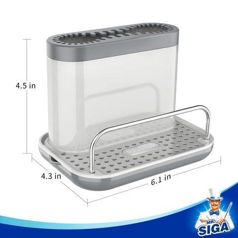MR.SIGA sink caddy versatile for kitchen or bathroom use