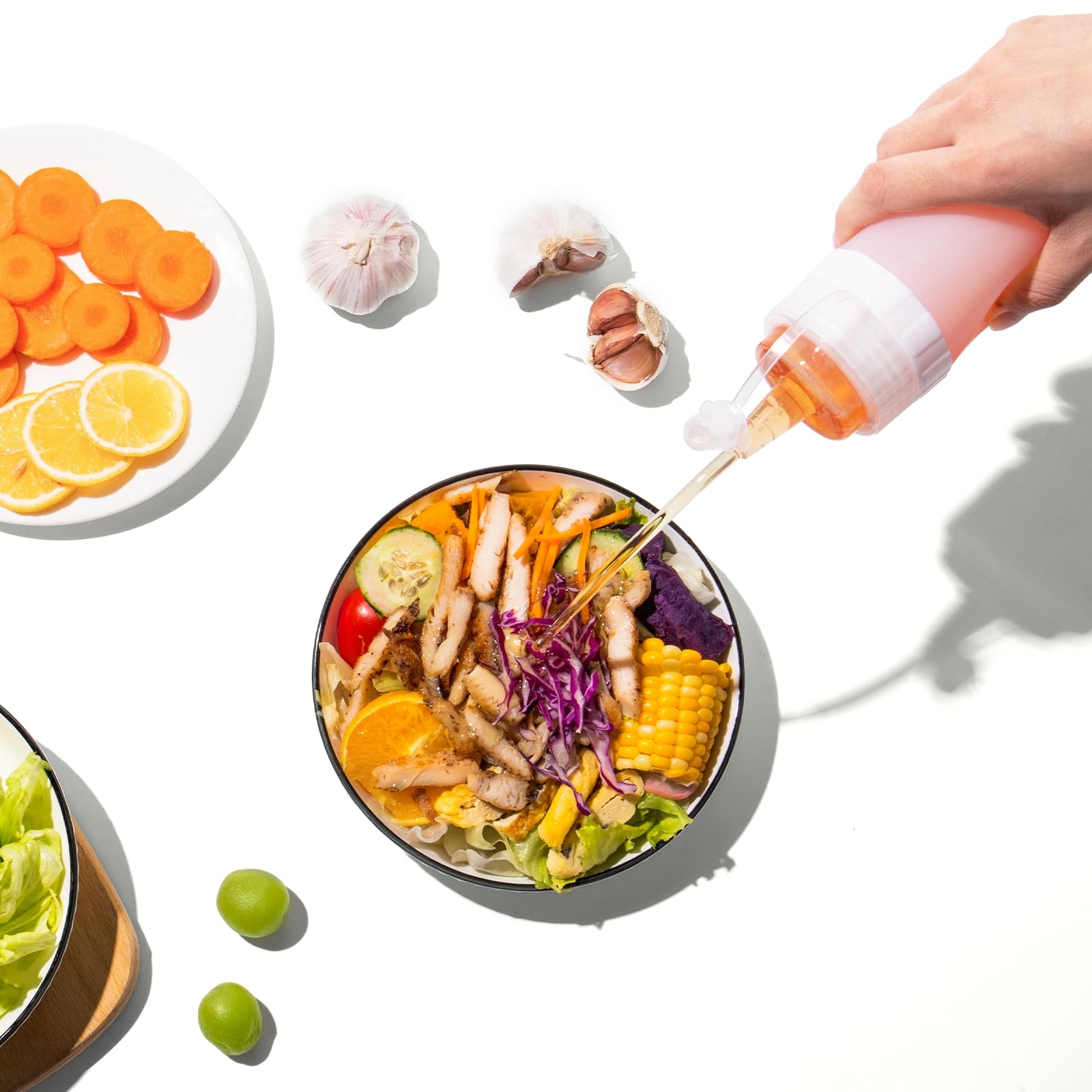 Mrsdry bottle thick-tip is ideal for chunky condiments and sauces.