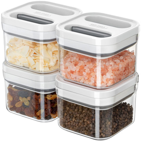 MR.SIGA 4-pack airtight containers set for pantry organization
