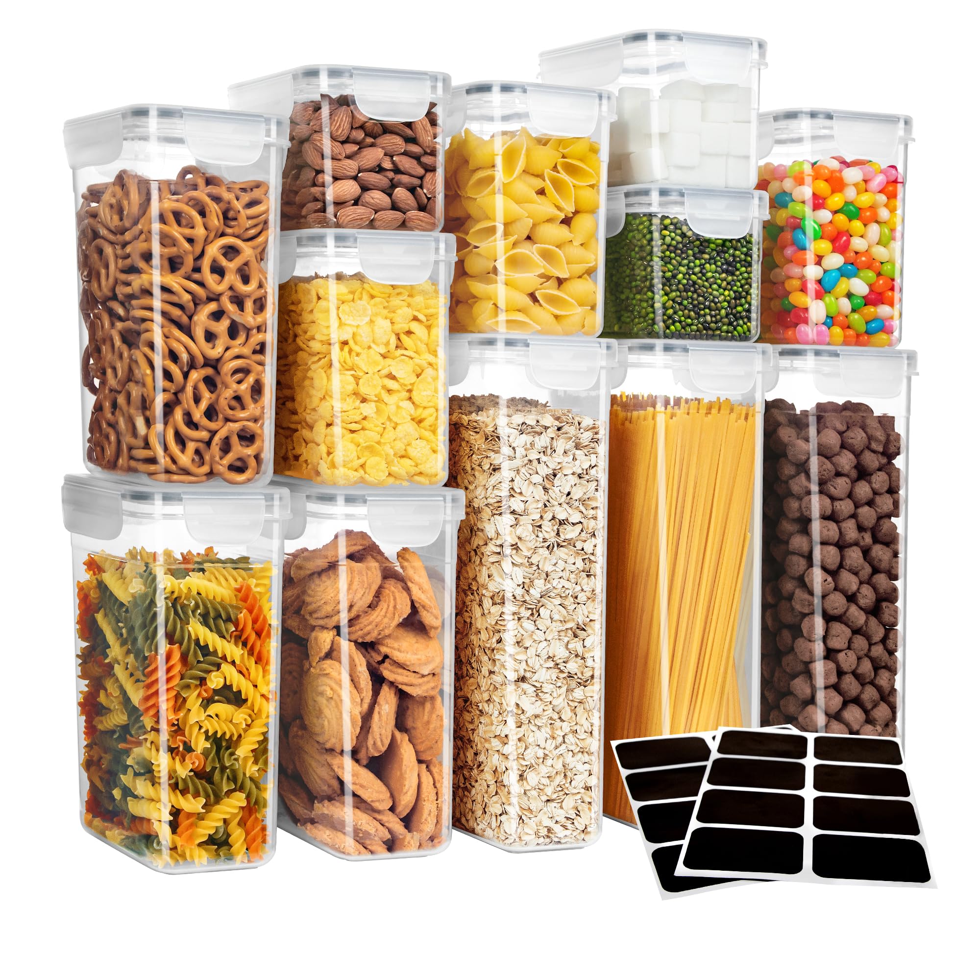 MR.SIGA airtight containers with a secure seal for freshness and spill prevention.