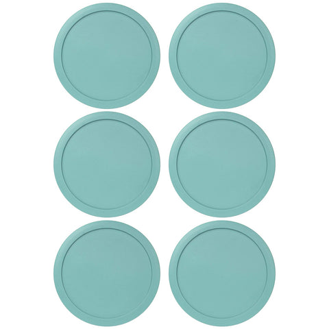 MRX Solutions turquoise 5-inch lid snugly seals Pyrex 2-Cup bowls for airtight storage