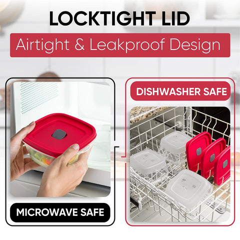 MRX Solutions vented lid ready for microwave use and top-rack dishwasher cleaning