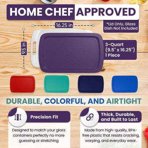 MRX Solutions Pyrex vented lid for safe microwave reheating and venting.