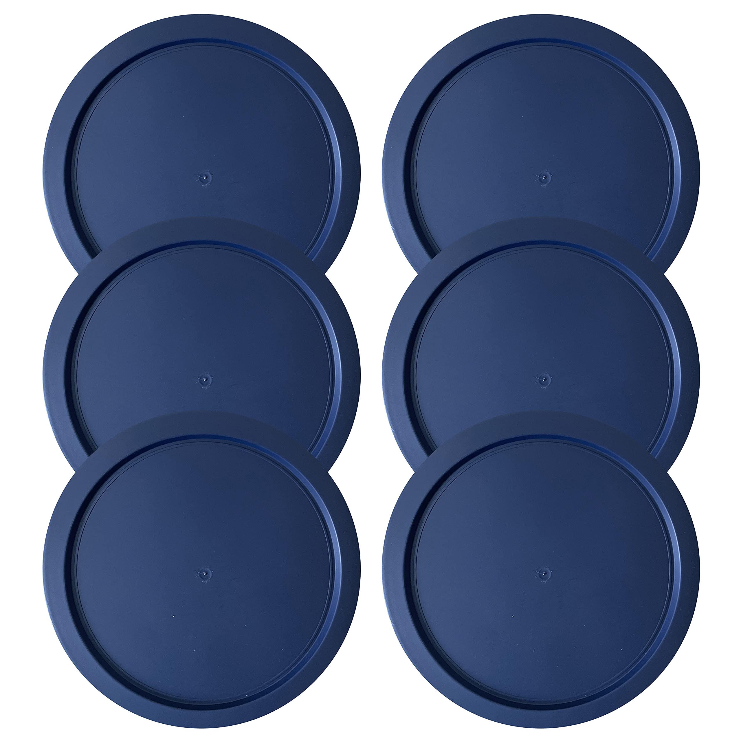 MRX Solutions blue replacement lid for Pyrex 6-inch bowl, airtight and reusable.