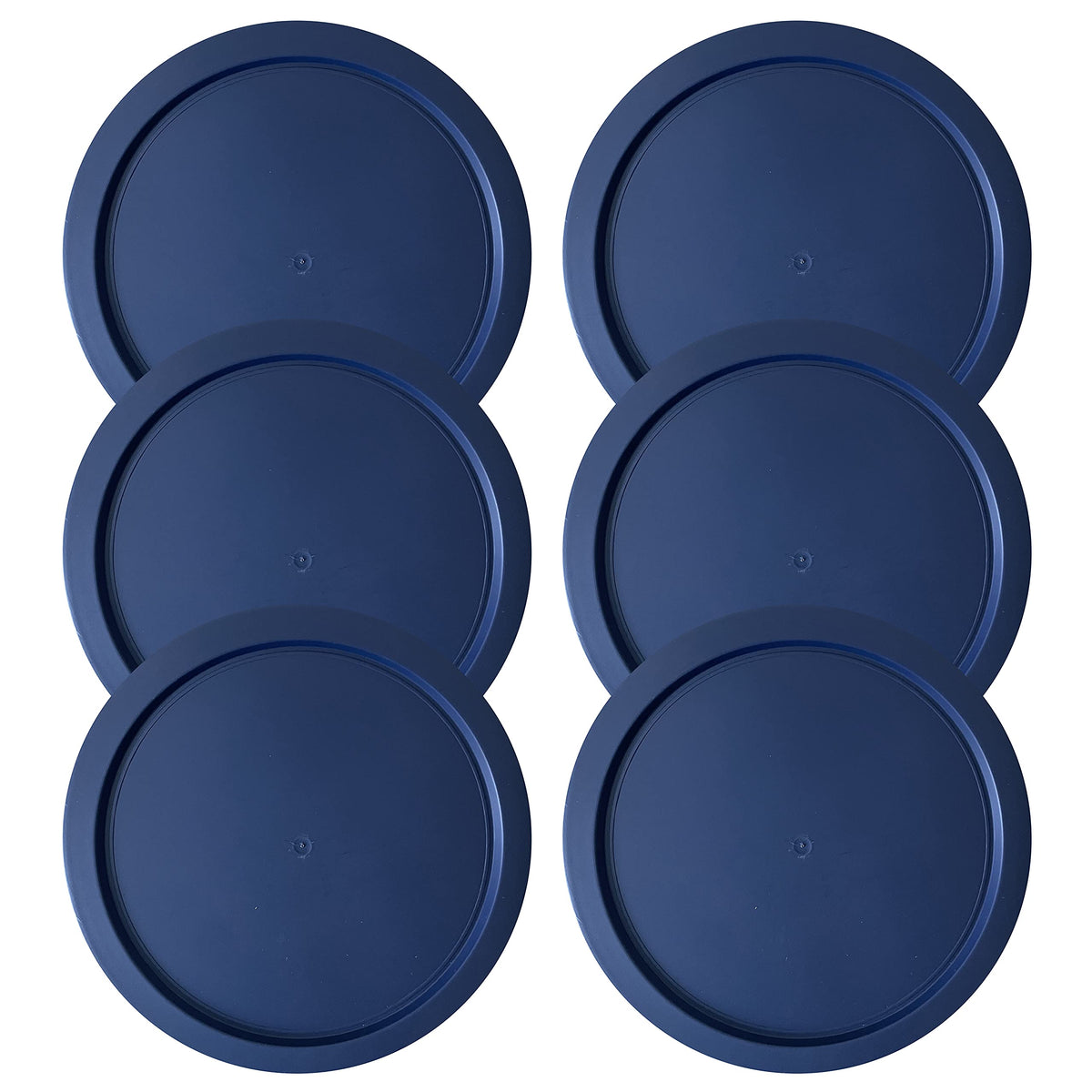 MRX Solutions blue replacement lid for Pyrex 6-inch bowl, airtight and reusable.
