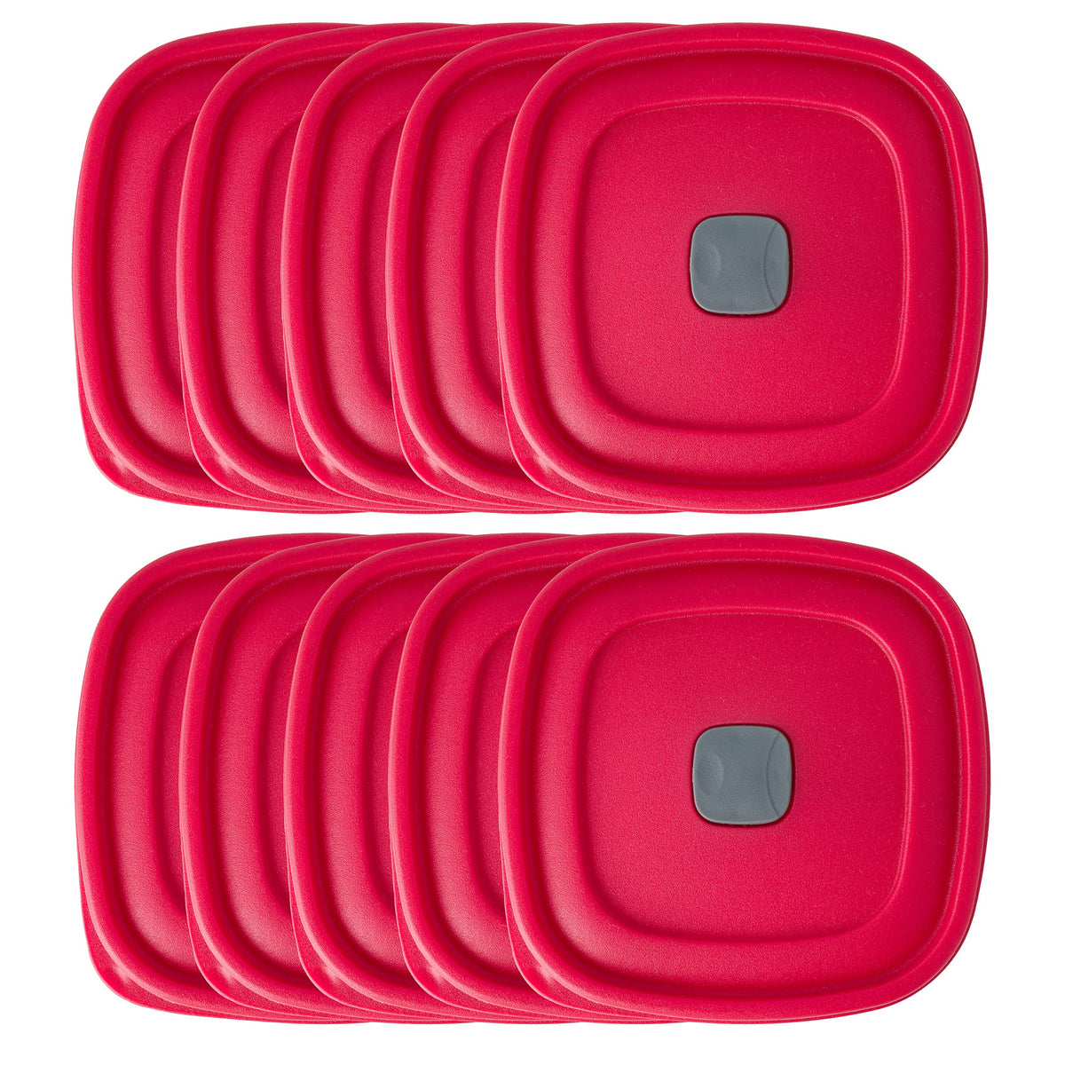 MRX Solutions steam-vent lid on Rubbermaid container reduces microwave splatter