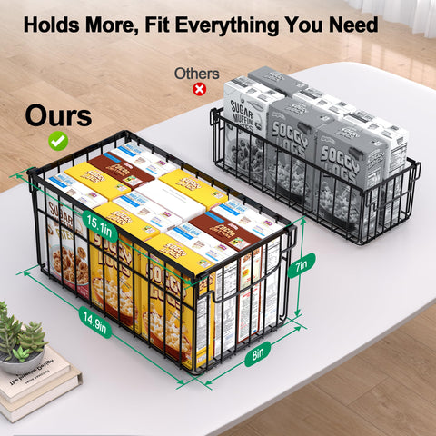 MSERCUOR freezer bin with handles showing foldable design for simple lifting.