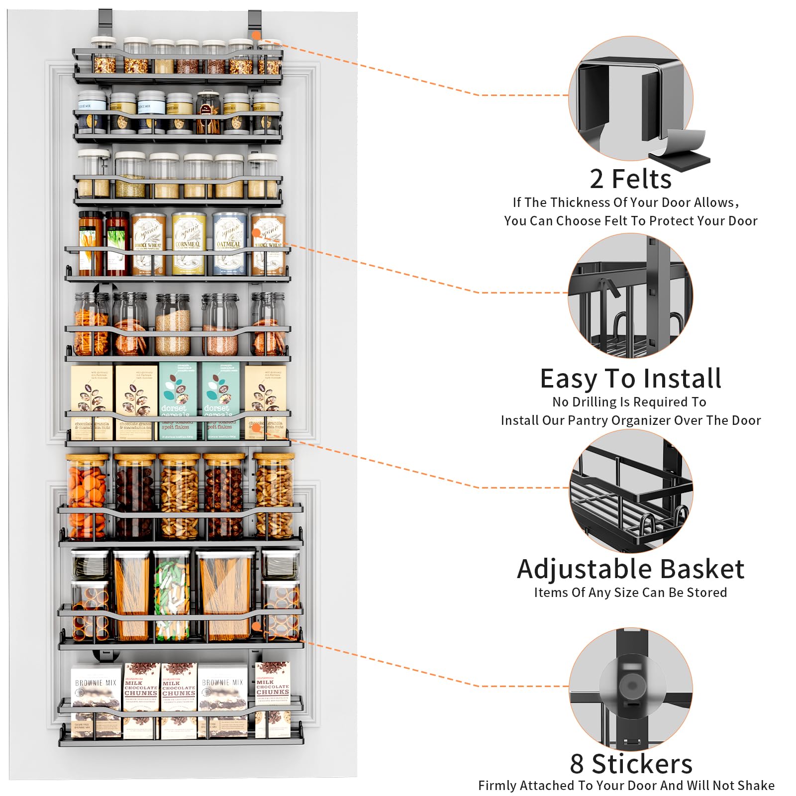 MSERCUOR kitchen storage example with cans and jars