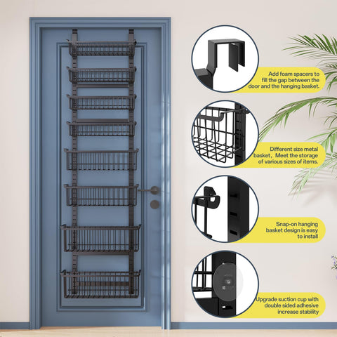 MSERCUOR metal rack uses a rust-resistant coating for durable daily use.