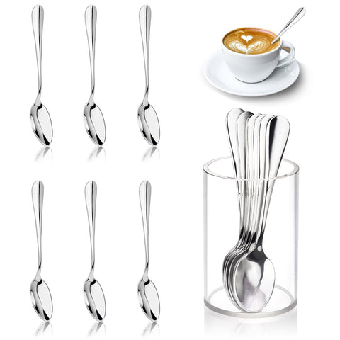 MSHUNKEJI demitasse spoons with holder for stylish service