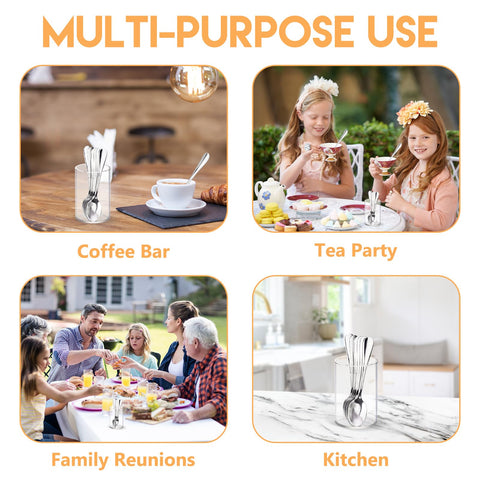 MSHUNKEJI espresso spoons set for coffee bar presentation