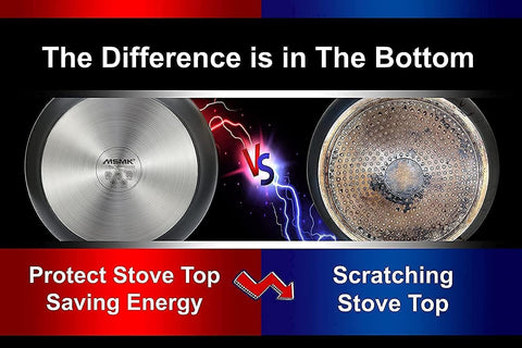 MsMk 10 inch pan is easy to clean after cooking