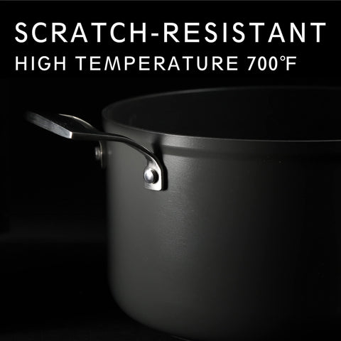 MsMk saucepan lid tempered glass for easy monitoring during simmering.
