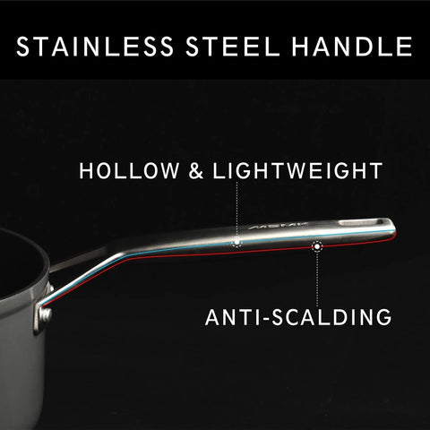 MsMk tempered glass lid stays clear for monitoring cooking