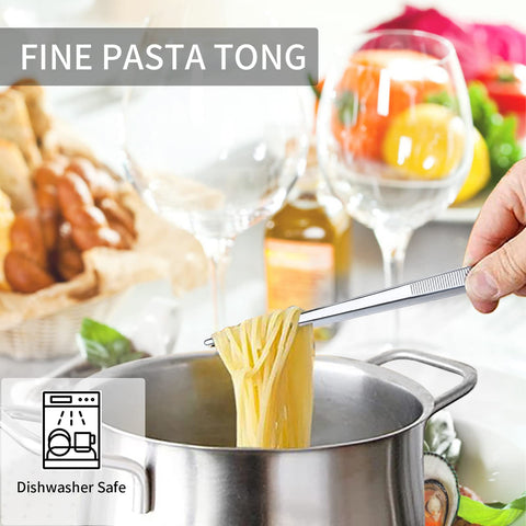 MSY BIGSUNNY fine serrated tips prevent slipping when flipping or lifting foods.