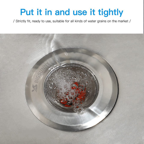 MSY BIGSUNNY dishwasher-safe kitchen strainer for effortless cleanup.