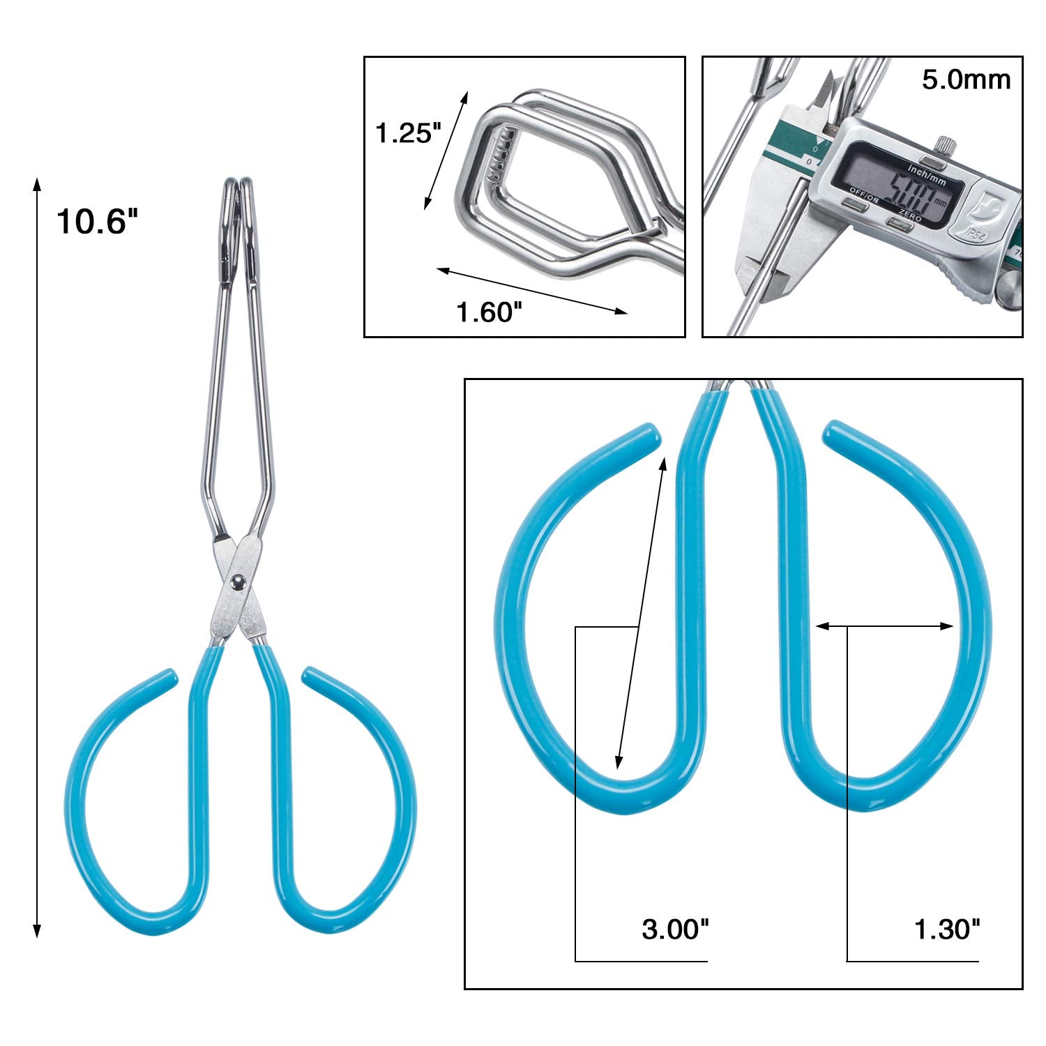 MSY BIGSUNNY heavy-duty kitchen tongs designed for grilling and frying