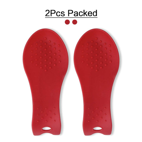 MSY BIGSUNNY heat-resistant silicone spoon rest in action during cooking