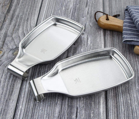 MSY BIGSUNNY mirror-polished spoon rest adds sleek kitchen look