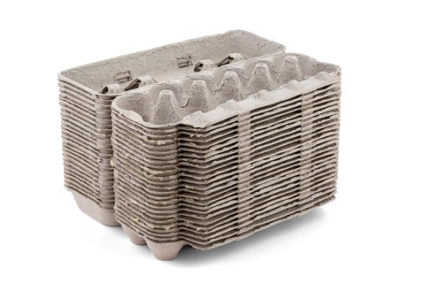 MT Products egg carton closeup shows natural pulp texture and durability