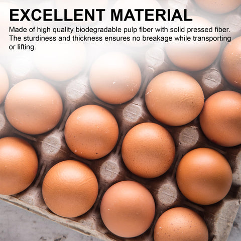 MT Products egg flat carton stacked for bulk egg packing and transport.