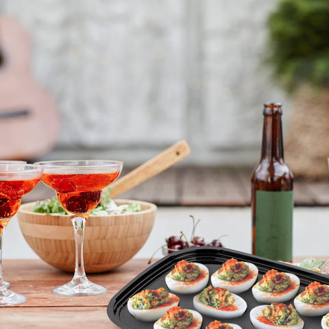 MT Products pack of 12 deviled egg trays ready for gatherings