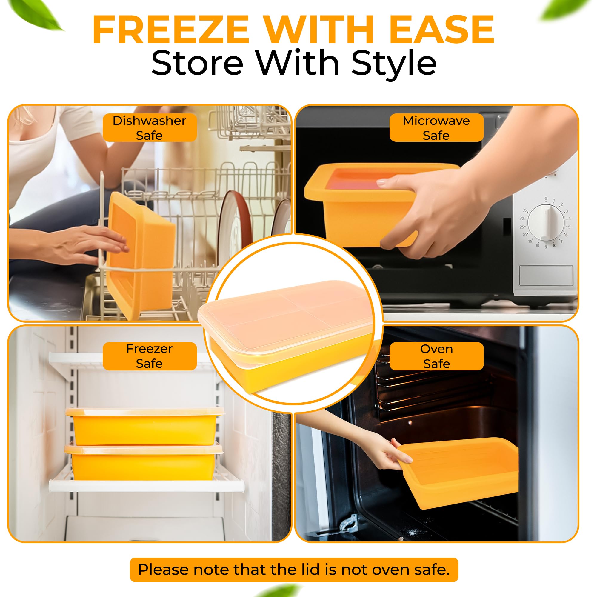 MT.BAY stackable freezer containers save fridge and freezer space.