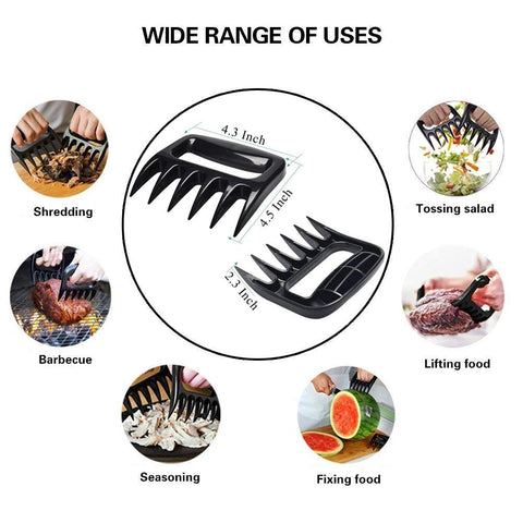 MTNZXZ turkey lifting fork curved prongs enable easy under-roast lift.