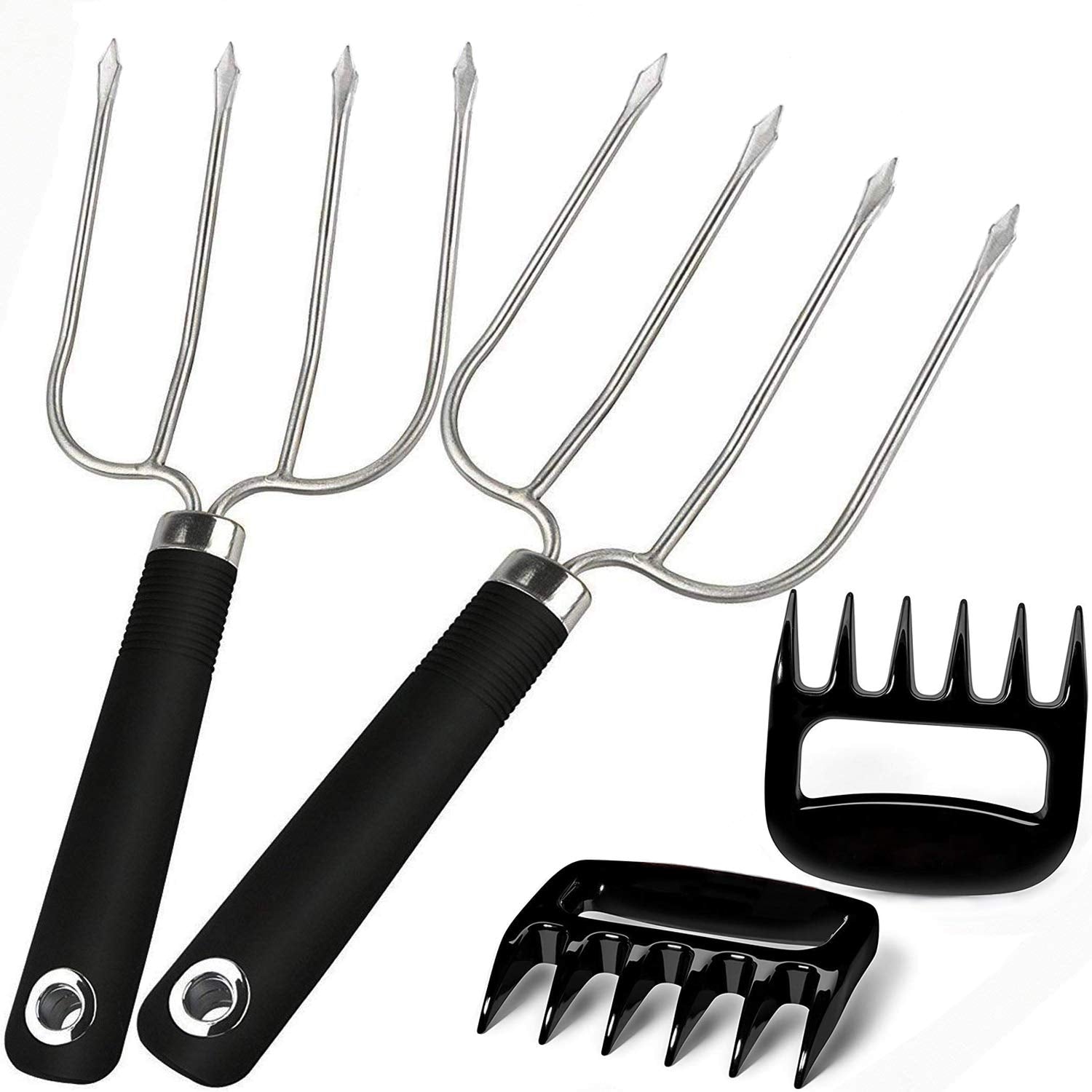 MTNZXZ turkey lifting fork with heavy-duty stainless for secure poultry transfer.
