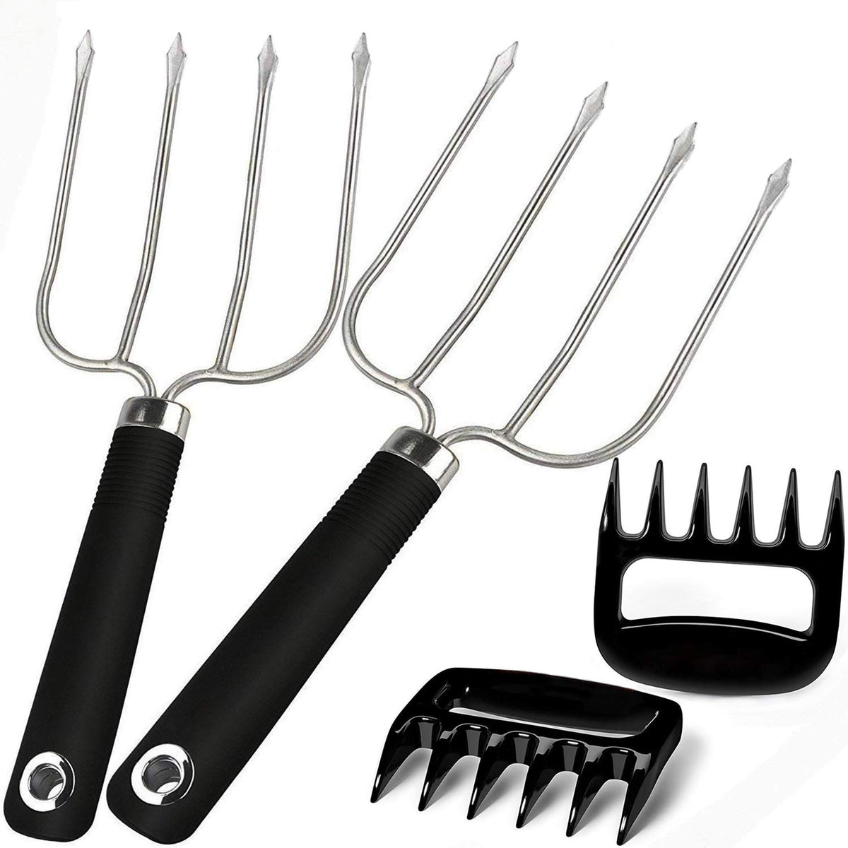 MTNZXZ turkey lifting fork with heavy-duty stainless for secure poultry transfer.