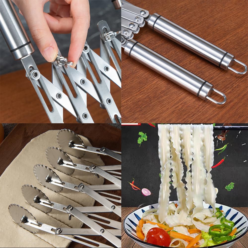 MTOMDY dough crimper cutter roller for precise dough divisions.