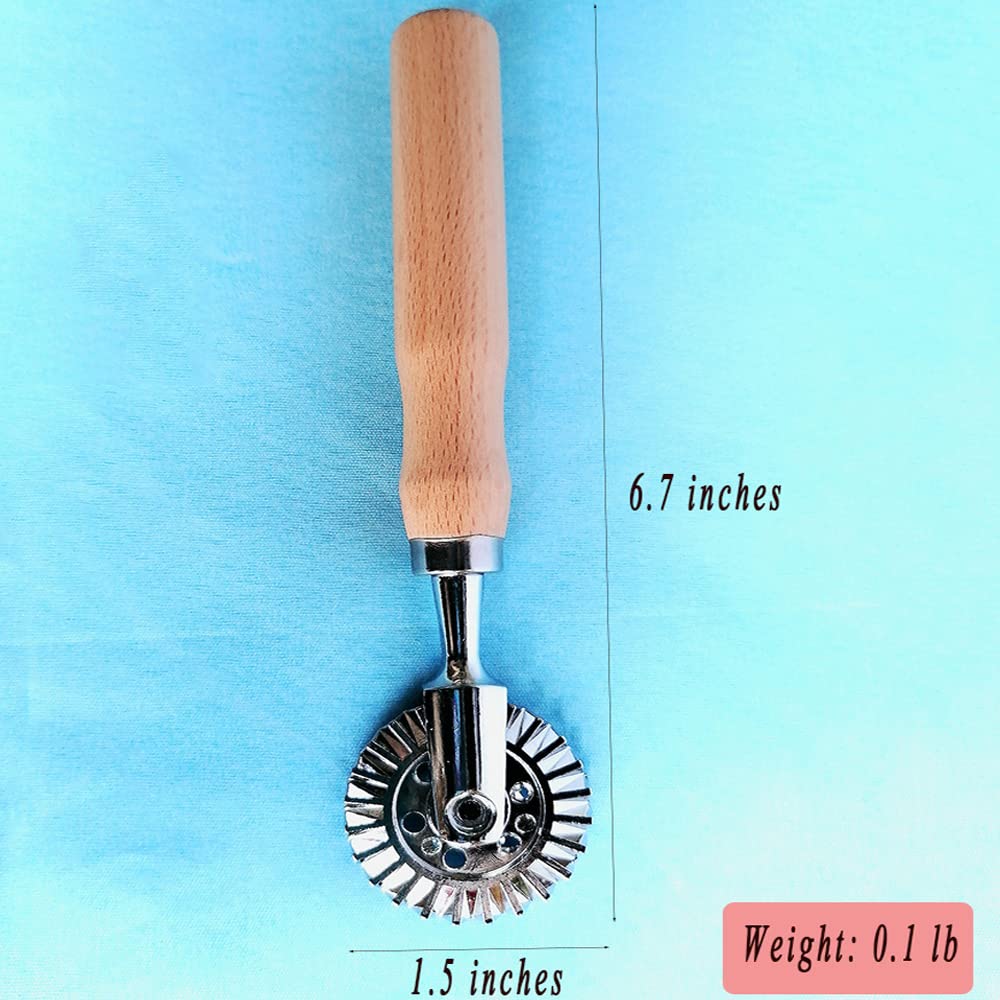 MTOMDY pastry wheel with wide-application edge cuts biscuits and pasta