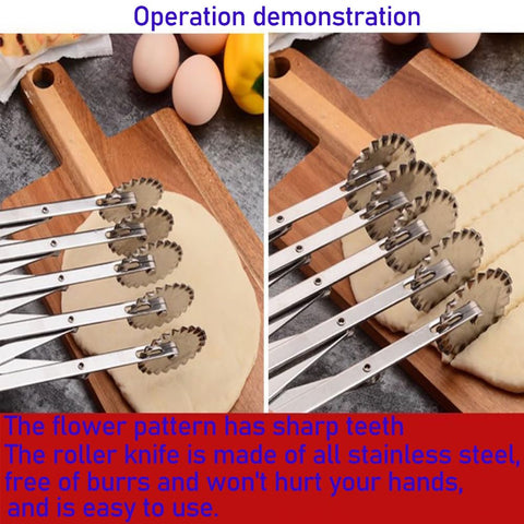 MTOMDY ravioli maker tool shapes evenly filled pockets.