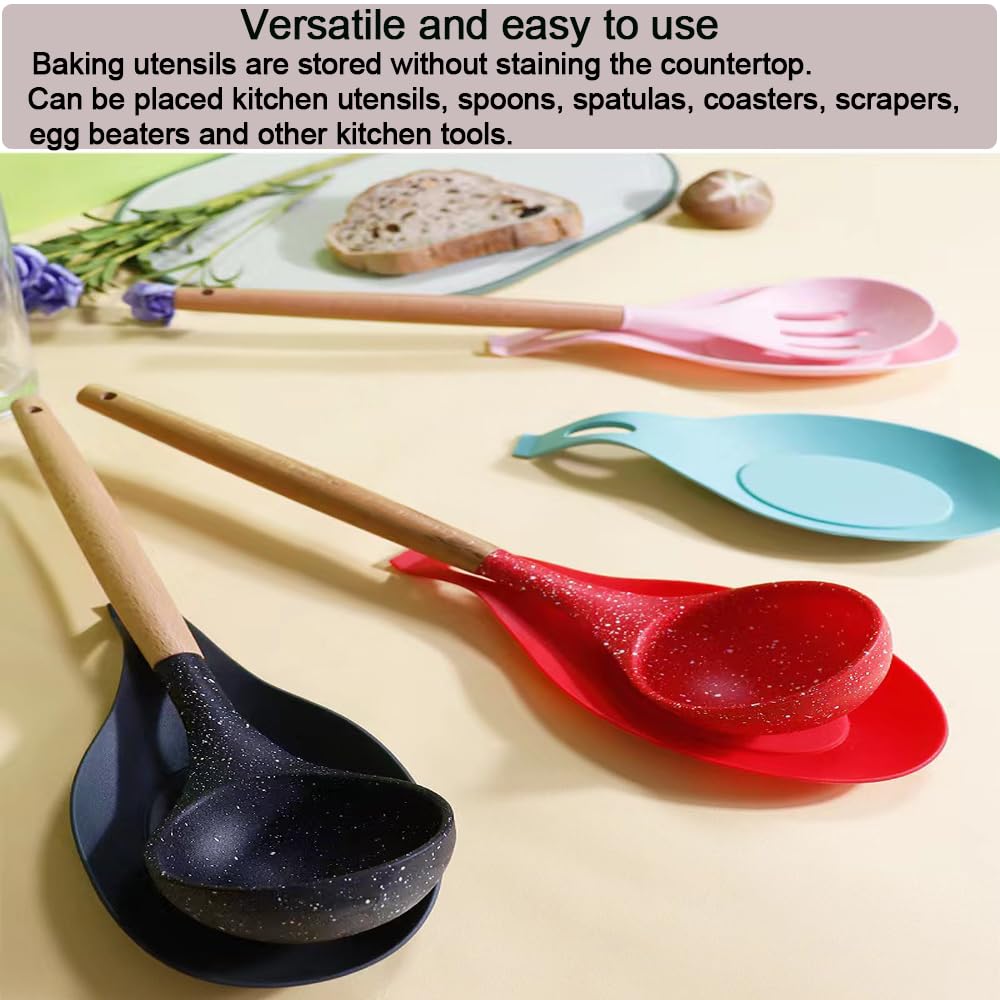 Hanging-hole MTOMDY spoon rest for space-saving organization.