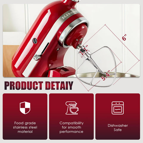 Mttobo stainless steel construction helps avoid painter chips in batter
