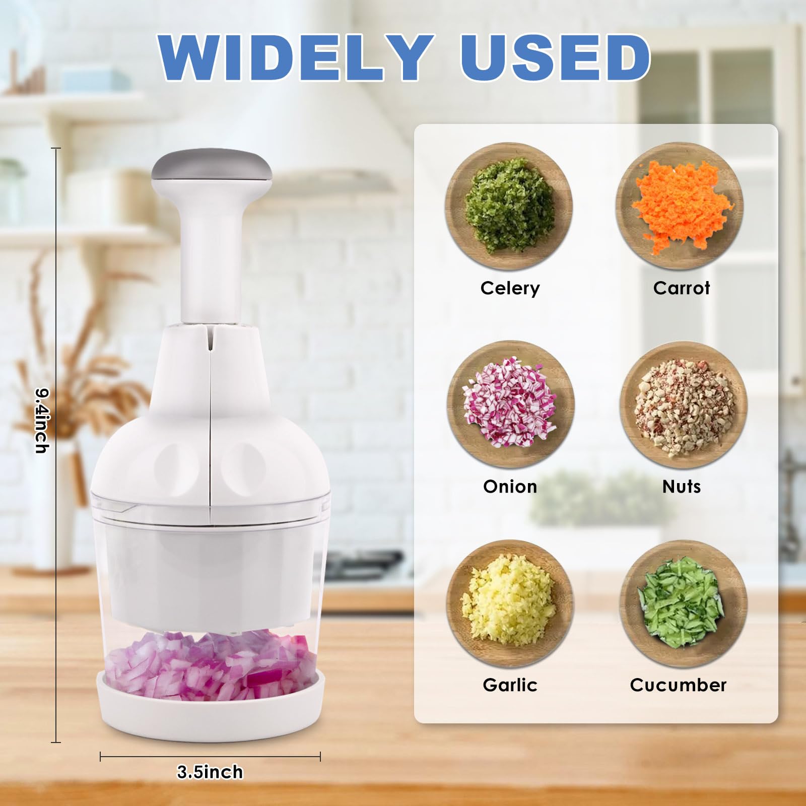 Mttobo chopper is top dishwasher safe for convenient cleanup.